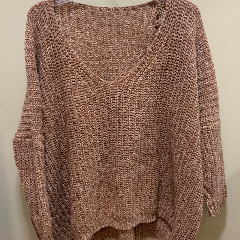 Oversized, chunky sweater